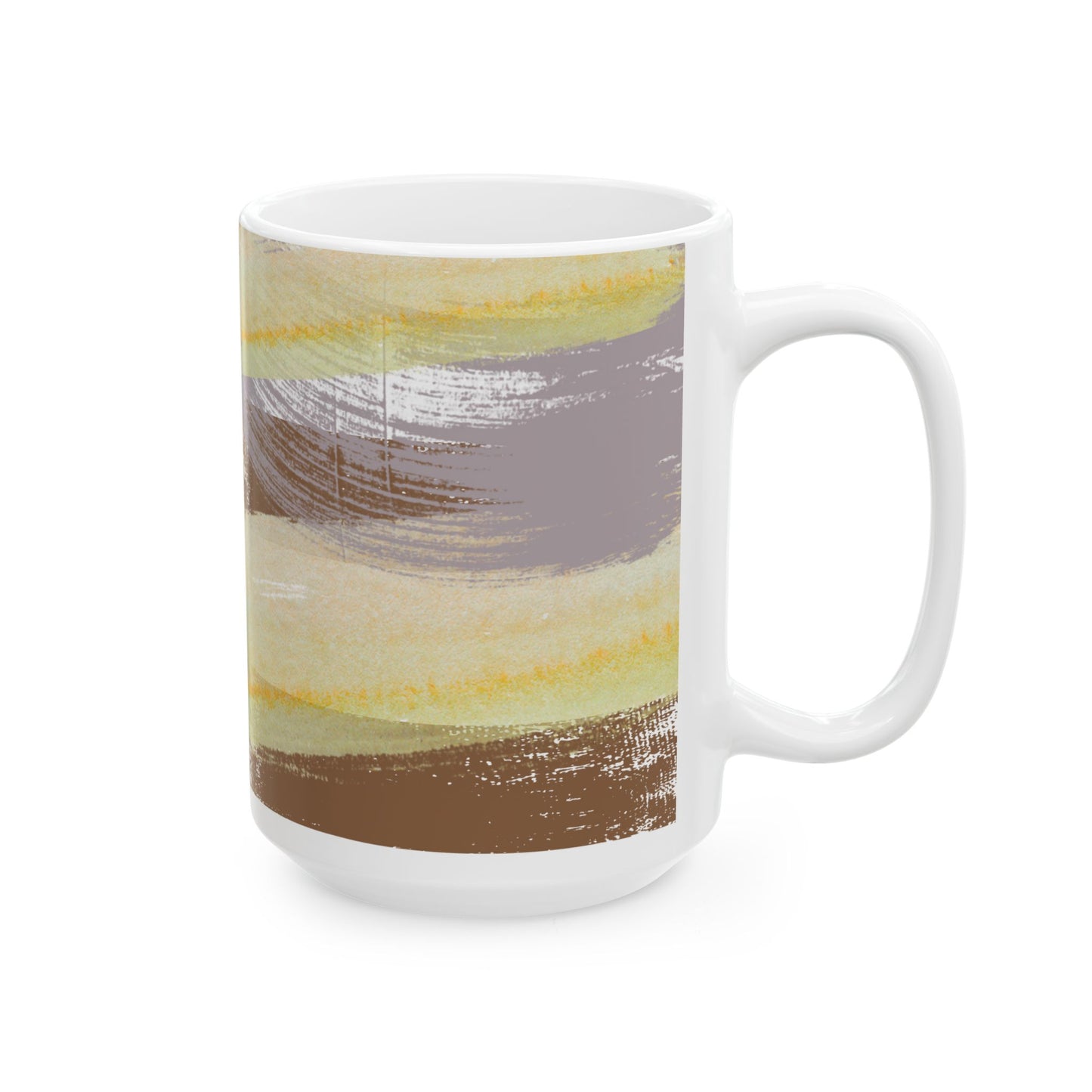 Golden Drift Ceramic Mug