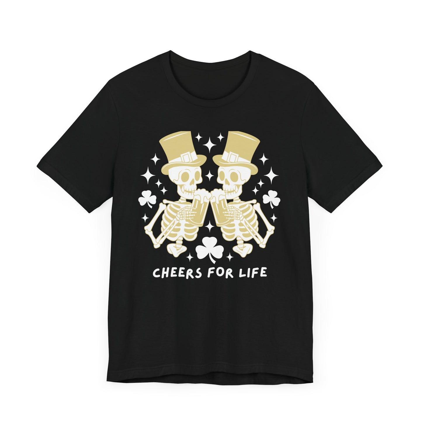 Skeleton Graphic Tee - Cheers for Life