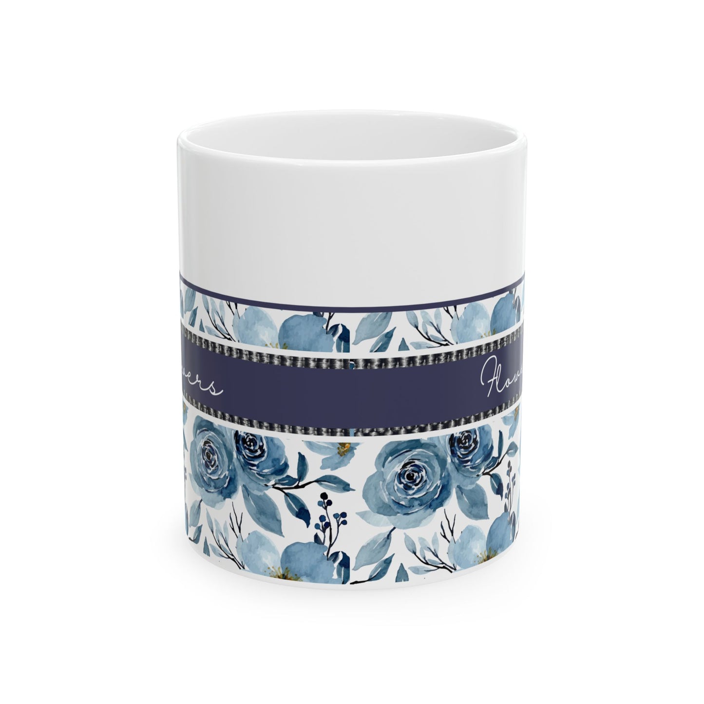 Floral Elegance Ceramic Mug