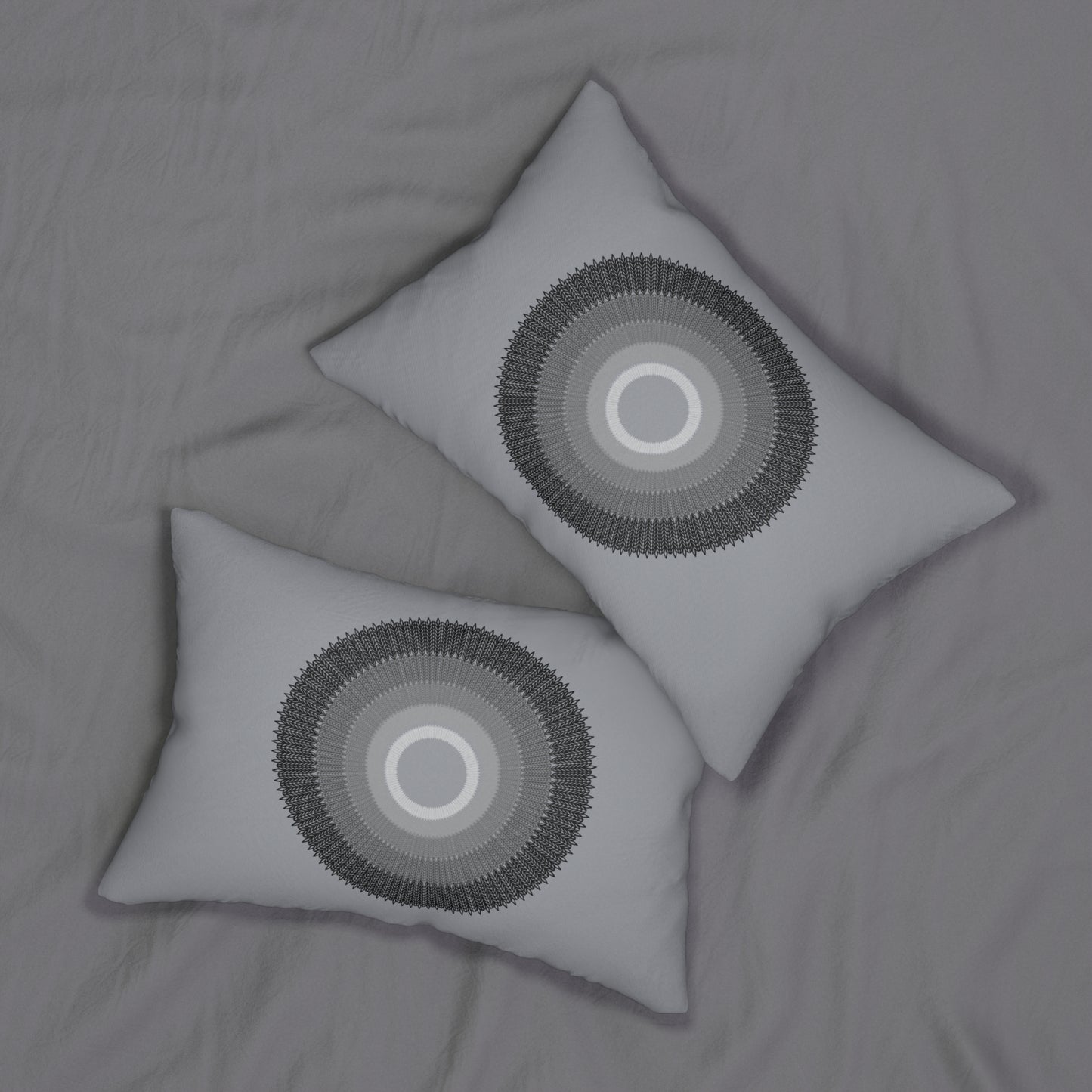 Modern Geometric Lumbar Pillow - Stylish Home Decor