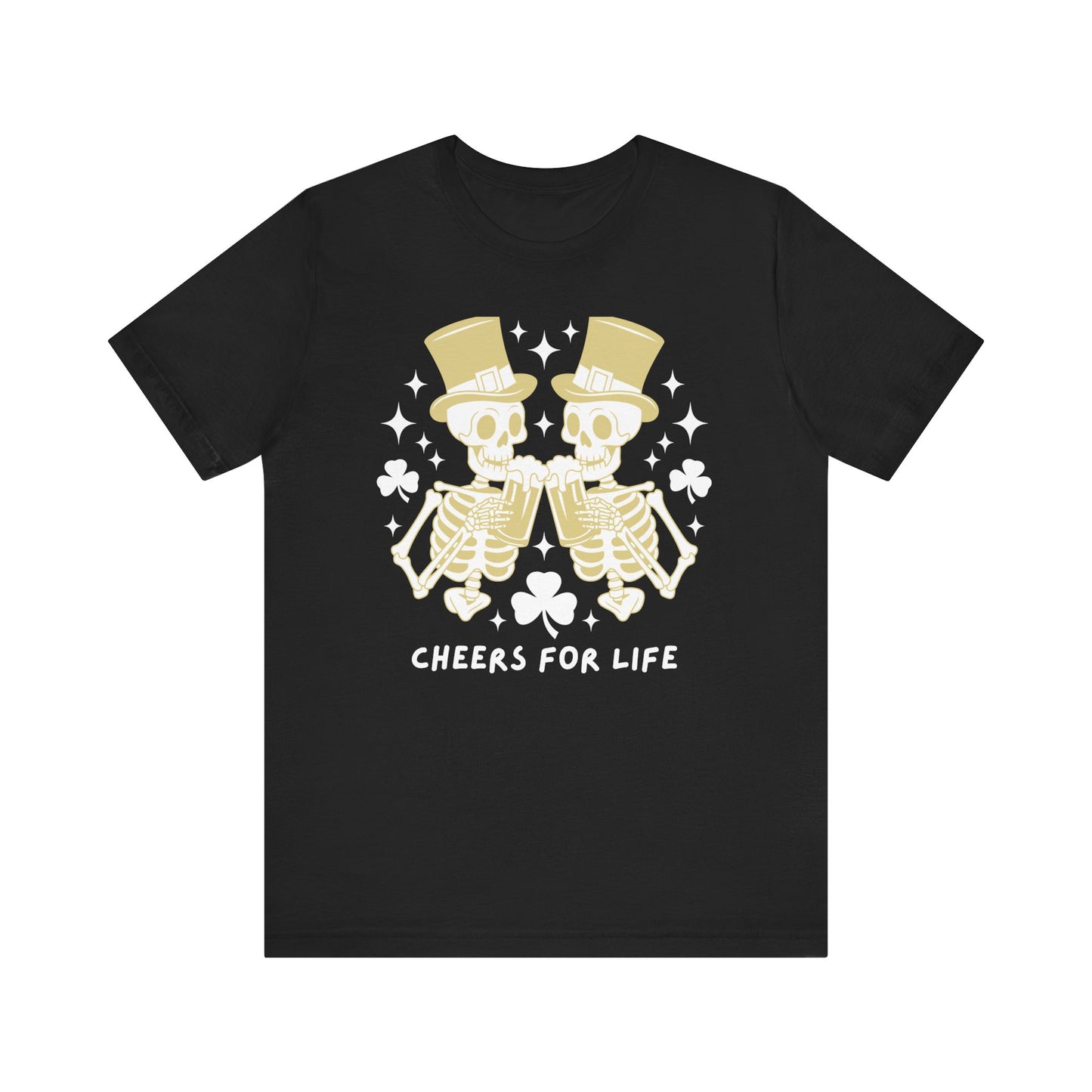 Skeleton Graphic Tee - Cheers for Life
