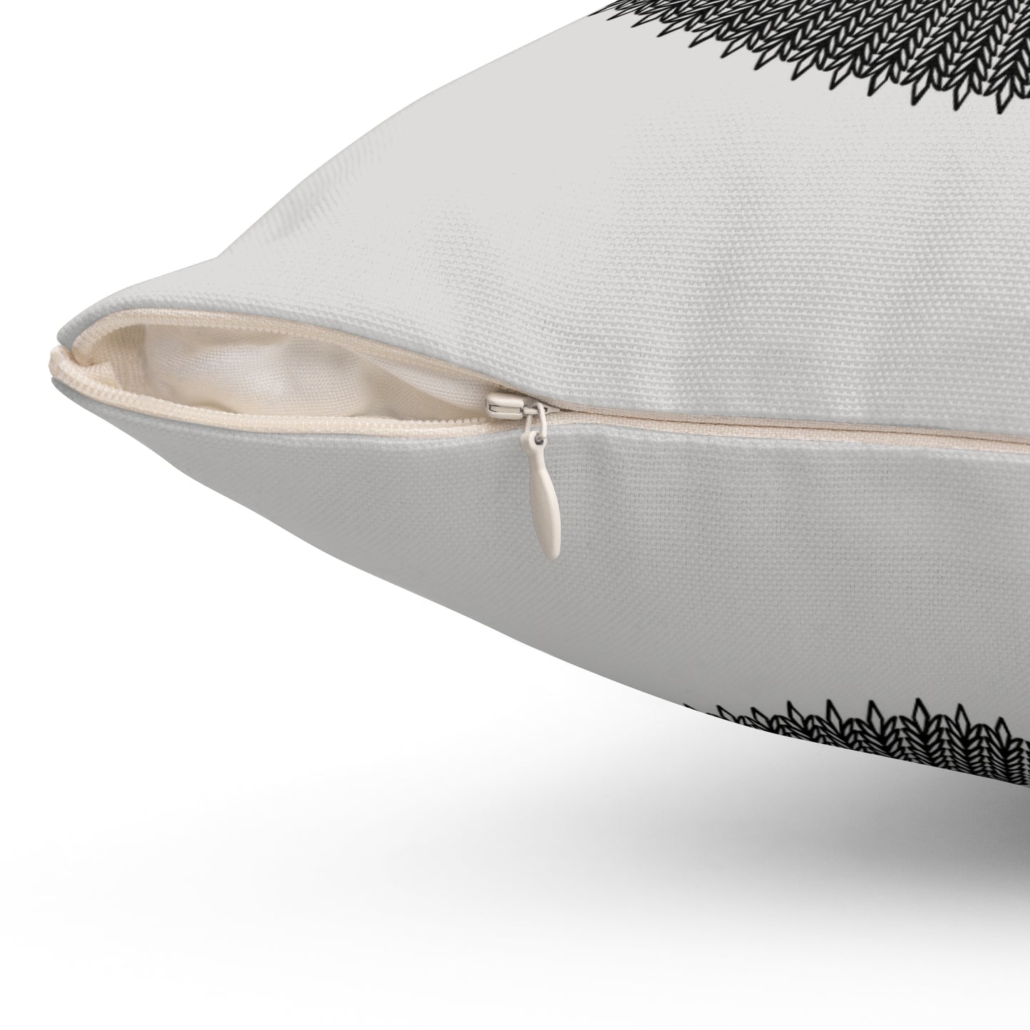 Pillow - Grey to Black Circles Design