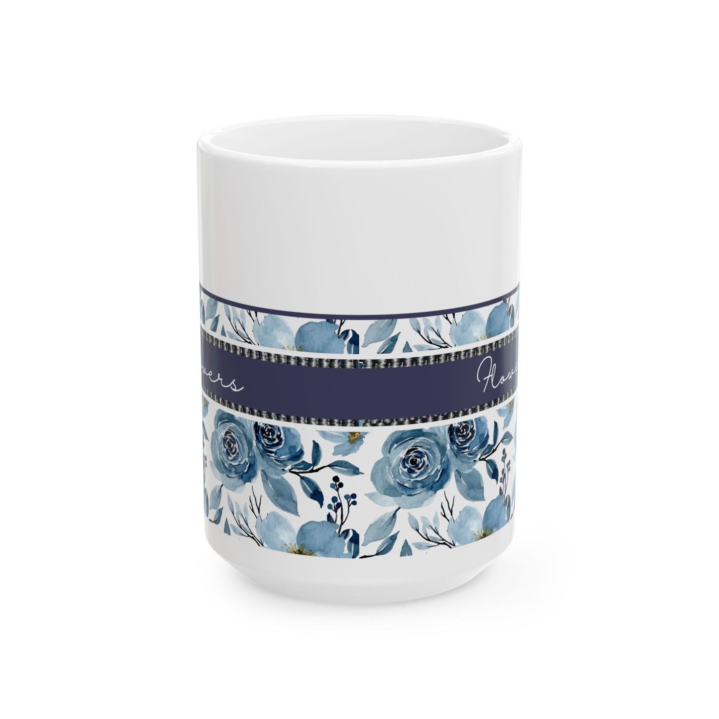 Floral Elegance Ceramic Mug