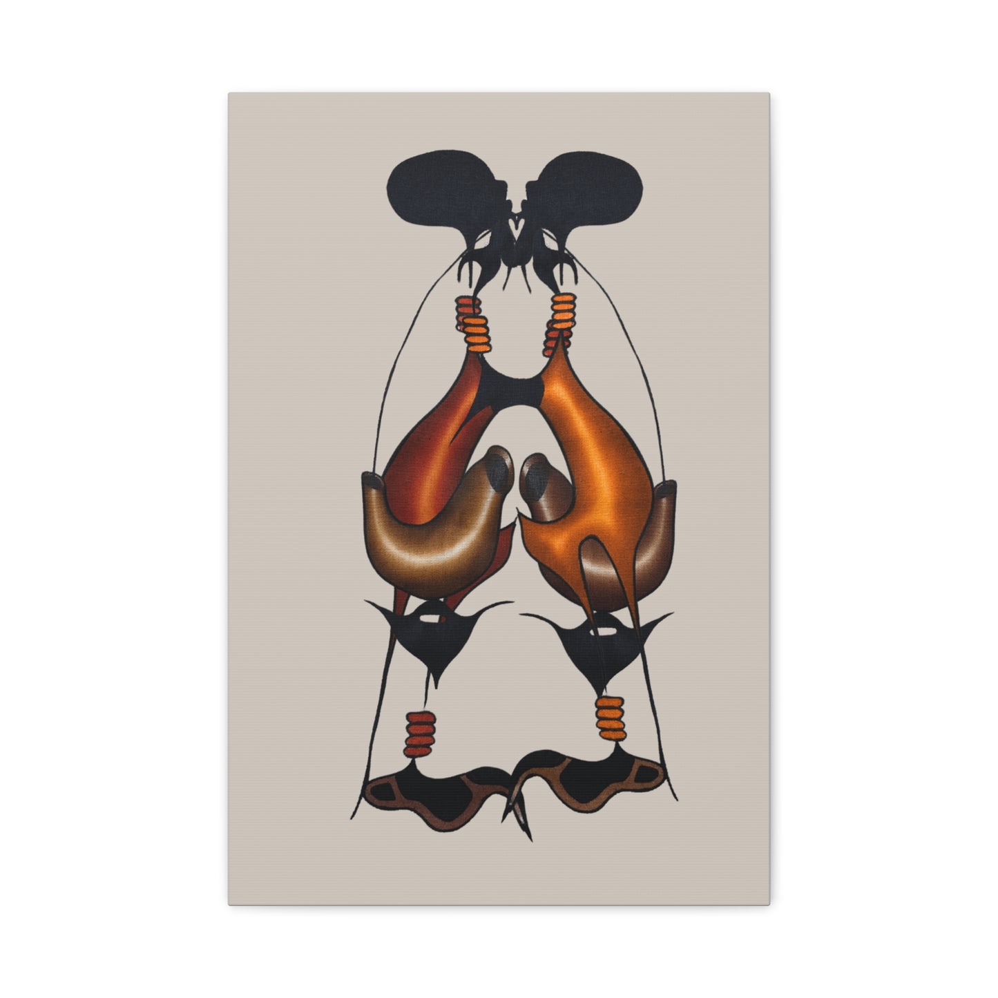 Brew Ceremony Matte Canvas Wall Art — Serene Ritual Space