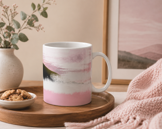 Blush Horizon Ceramic Mug