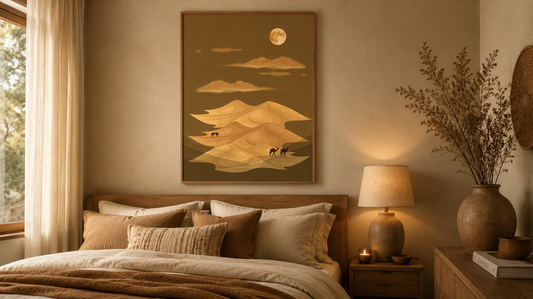 Desert Calm Canvas Print Wall Art
