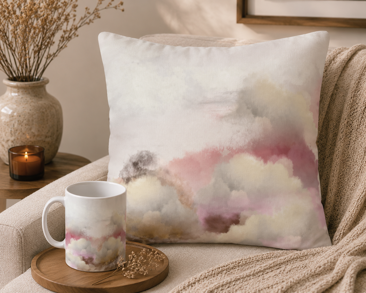 Cloud Bloom Pillowcase