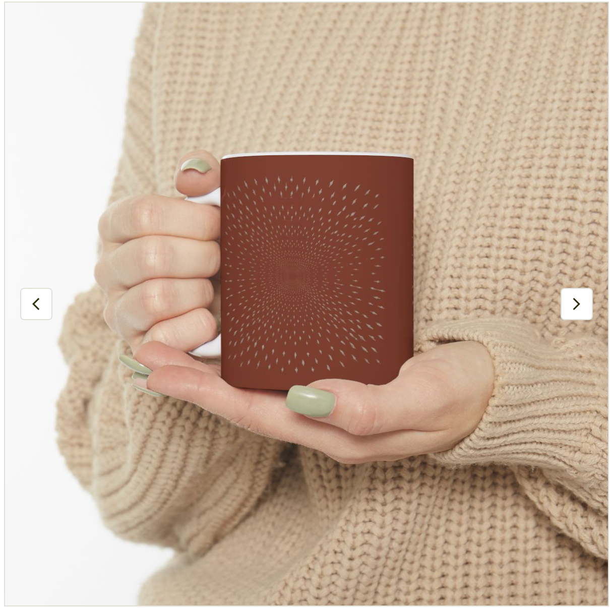 Quiet Orbit Rust Horizon – Ceramic Mug