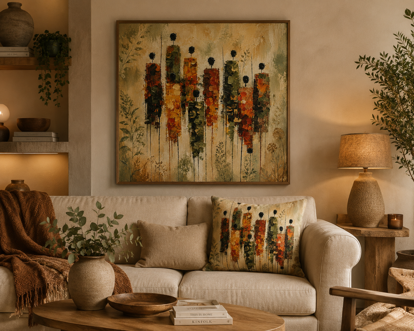Gathered Earth Matte Canvas