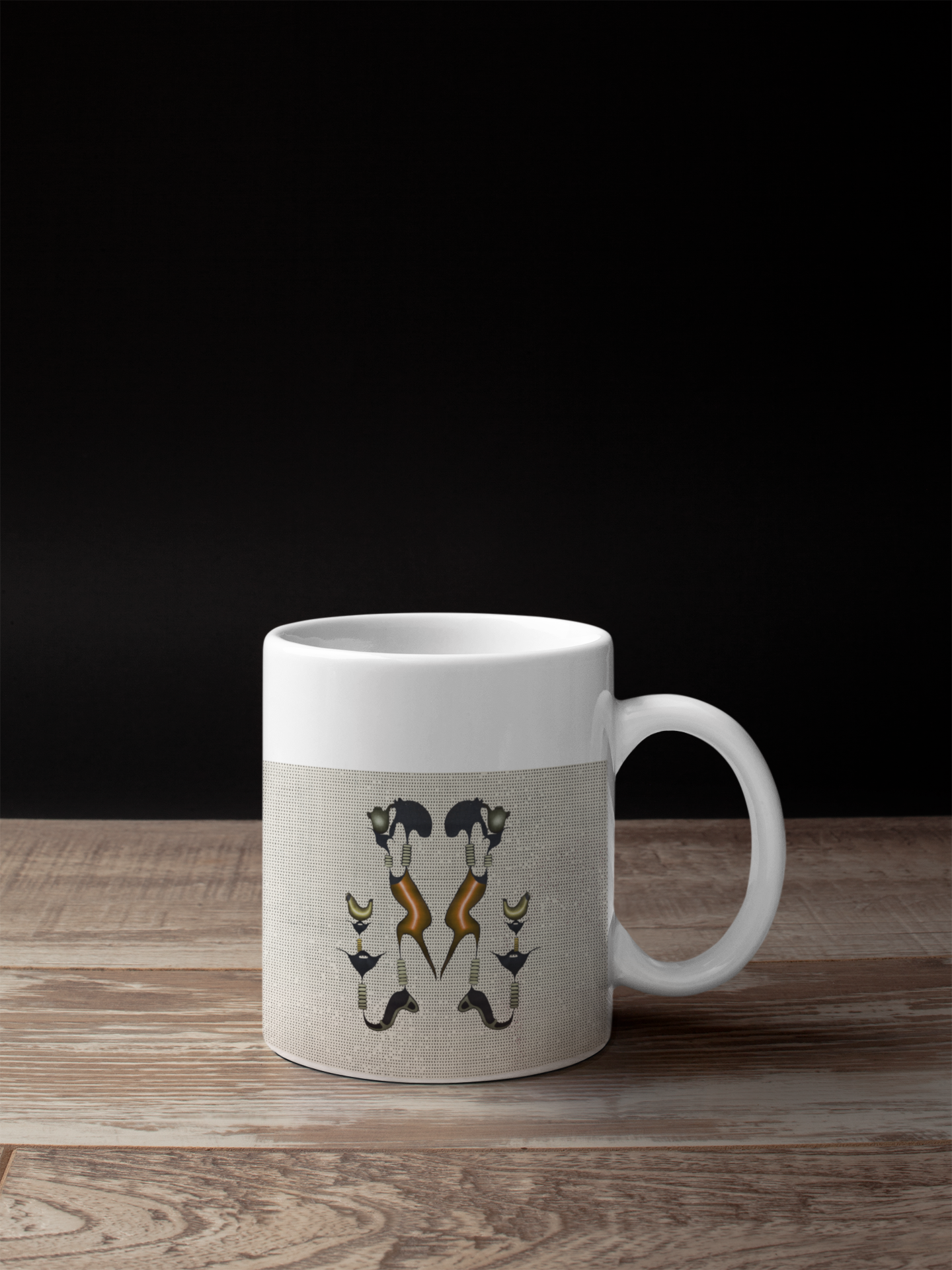 Rooted Echo - Earth Ritual Ceramic Mug