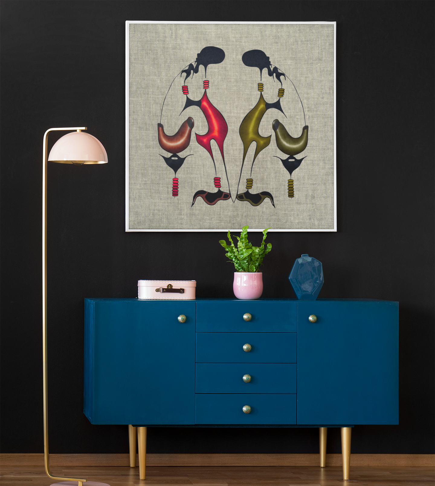 Unique Abstract Art Canvas Wall Decor - Perfect for Modern Living Spaces